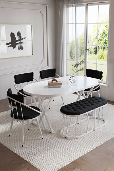 BY ORHAN GÜZEL SELENİT Mutfak Yemek Masası Takımı- 6 KİŞİLİK Mutfak Masa Sand...