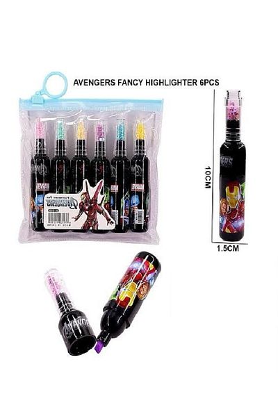 YEŞİL KIRTASİYE Avengers Set of 6 Highlighters