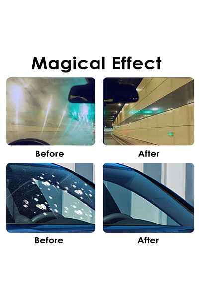 Falcon Glass Cleaner Spray – Active Foam Formula for Car Windows, Windshields, Mirrors & Glass