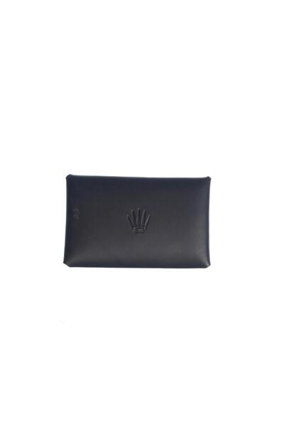 WATCHOFROYAL Black Acid Hairy Leather Wallet Card Holder Securevault