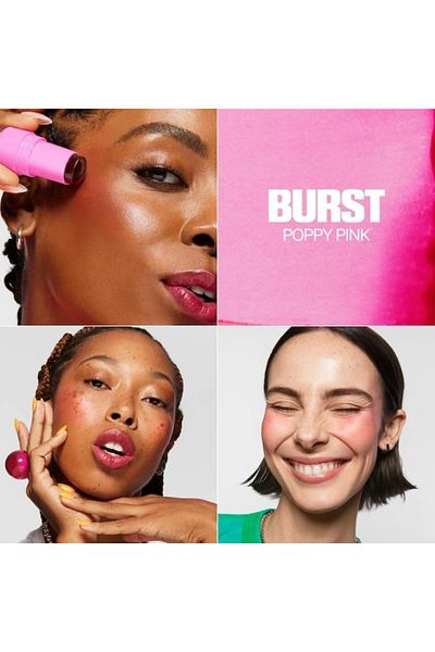 Milk Makeup MILK MAKEUP Cooling Water Jelly Tint - Burst (Poppy Pink) | Hydrating Sheer Lip & Cheek Stain, 5g
