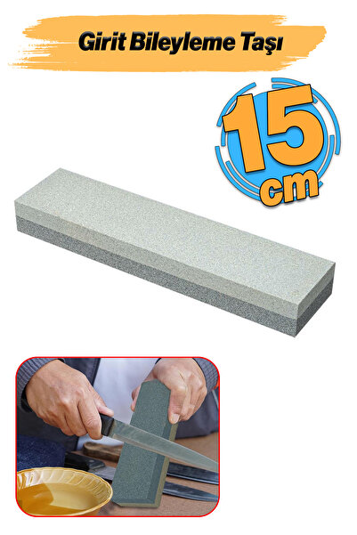 Badem10 Bıçak Bileme Taşı 15 cm Balta Testere Nacak Satır Keskinleştirme Giri...