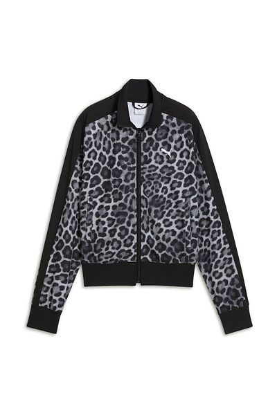 Puma PUMA women's T7 LEO LUXE AOP SHORT TRACK JACKET - 63234201
