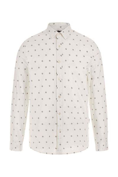 Guess Cămașă slim pentru bărbați Sunset Flowers