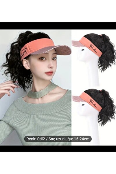 Handmade Yazlık şapkalı renkli ısıya dayanıklı 1.sinif fiber sac tak çık ürunler