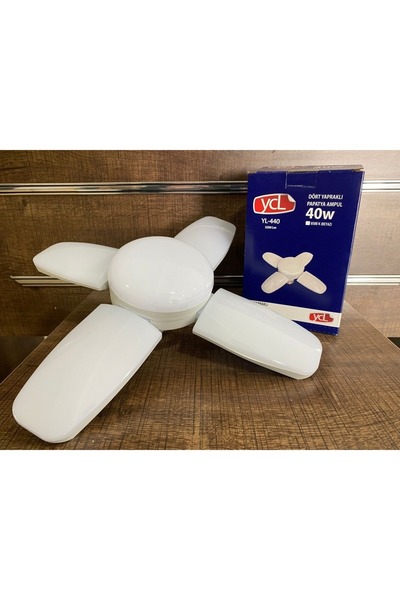 YCL YL-440 Beyaz (6500K) 3200 Lm 40 Watt Dört Yapraklı Papatya LED Ampul