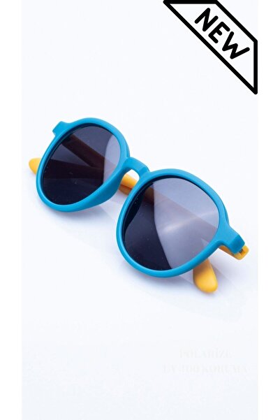 By Donetto Turquoise Orange 5-12 Years Polarized - 100% UV Protection Children's Sunglasses