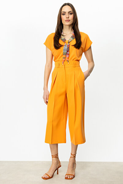 ON TRİKO Pantaloni cu un singur pliu și picior larg 54146-25k