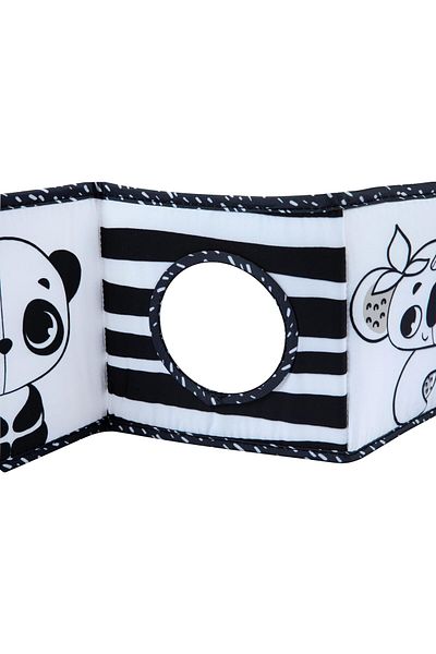 Tiny Love Decor Double Sided First Soft Book - Black & White - Newborn