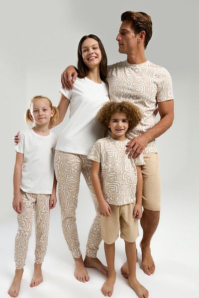 Arnetta Family Pajamas Suit Mother Father and Child Pajamas Priced Individually