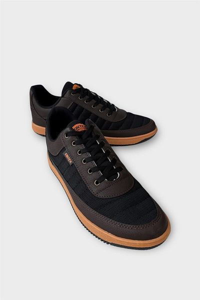 Liger Мъжки ежедневни удобни спортни обувки Sneaker КАФЯВИ