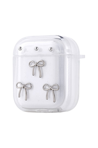UnDePlus Airpods 1/2. Nesil için Kılıf Kabartmalı Kelebek-Kiraz-Çiçek Dizayn ...