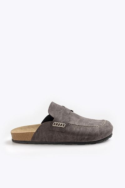 GIESTO Closed Gray Slippers