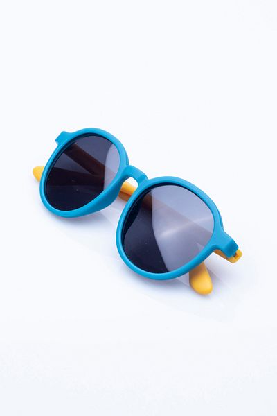 By Donetto Turquoise Yellow - 5-12 Years Old Polarized 100% Uv Protection Children's Sunglasses