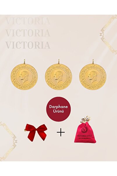 Victoria 3 Adet Tam Altın -eski Tarihli