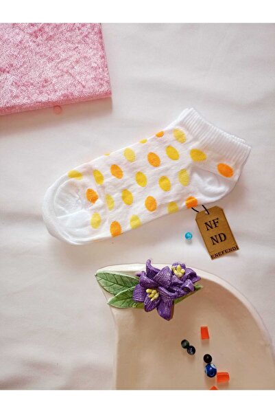 ENEFENDİ ЧОРАПИ, БЕЗ ШЕВ, МЕКА ПАМУК, КЪСИ ДО ГЛЕЗЕНА, С ДЕКОРАЦИИ, ДАМСКИ ПА...