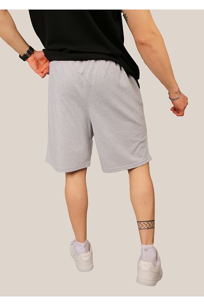 EydaMoon Unisex φαρδύ σορτς γυμναστικής με ελαστική μέση και τσέπες
