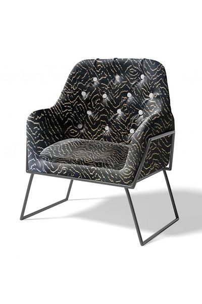 KumaşEvi Gold Zebra Pattern Faux Leather - for Upholstery, Bags and Decorative Application (1m)