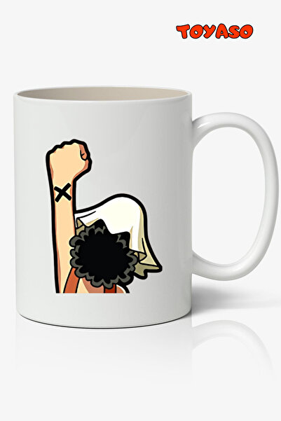 Toyaso Usopp One Piece Anime Themed White Mug Cup Gift for Friend and Lover