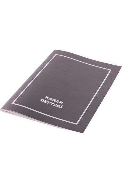 Gülpaş 40 Sheets Plastic Cover Decision Notebook