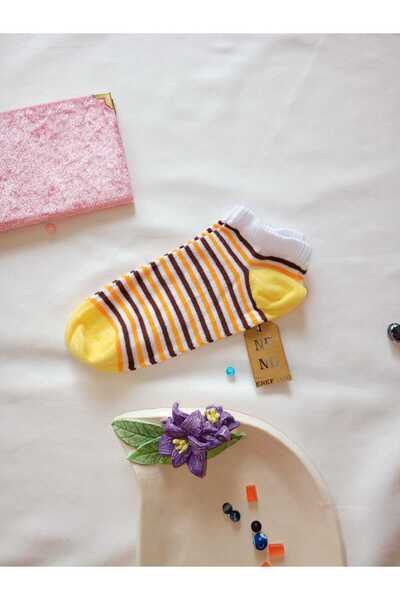 ENEFENDİ PATİK ЧОРАПИ МЕКИ ПРЪСТИ БЕЗШЕВНИ ПАМУЧНИ КЪСИ ЧОРАПИ ЗА ЖЕНИ С МОТИВ 36-40 ЕДИНСТВЕНА ЕДИНИЦА