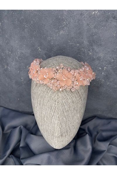 Hayalperest boncuk Powder Nileda Crystal Beaded Bridal Henna Crown Hair Accessory