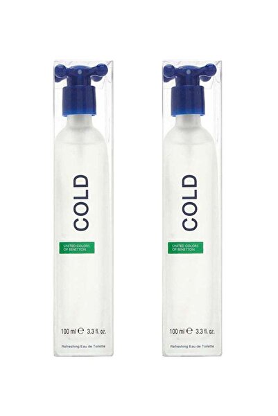 United Colors of Benetton Cold Eau de Toilette Gift Set of 2 (2 x 100 ml)