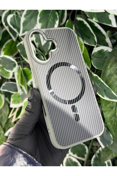 Store IPHONE 16 UYUMLU KARBON MAGSAFE LÜX KILIF