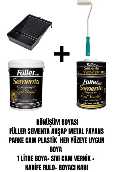 Füller Banyo Seramik Parke Cam Tezgah Dolap Tüm Yüzeylere Uygun Dönüşüm Boyas...