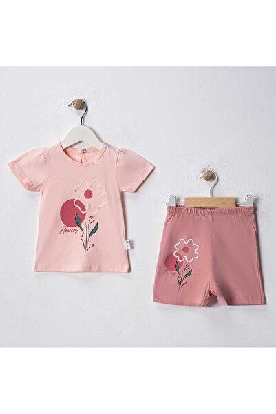 MyPrettyBaby Süzene Flower Printed 100% Cotton Summer Single Jersey Baby Girl...
