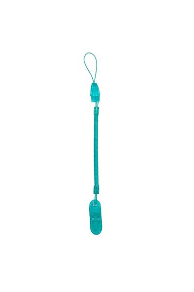 The Cloudish Shop Green Pacifier Hanger and Holder Clip Spring Mechanism