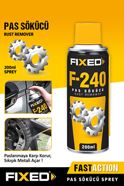 FIXED F-240 200 ML PAS SÖKÜCÜ YAĞLAYICI VE KORUYUCU BAKIM SPREYİ