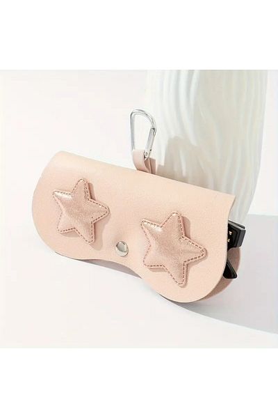 GlassySKY Cute Eyewear Case with Practical Easy Carrying and Access to Hang on Bag, Summer Accessory Fashion