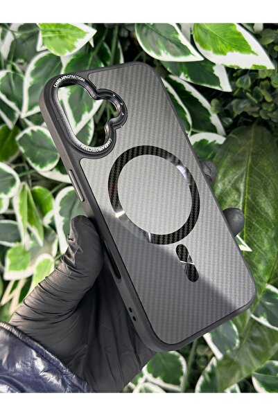 Store IPHONE 16 UYUMLU KARBON MAGSAFE LÜX KILIF
