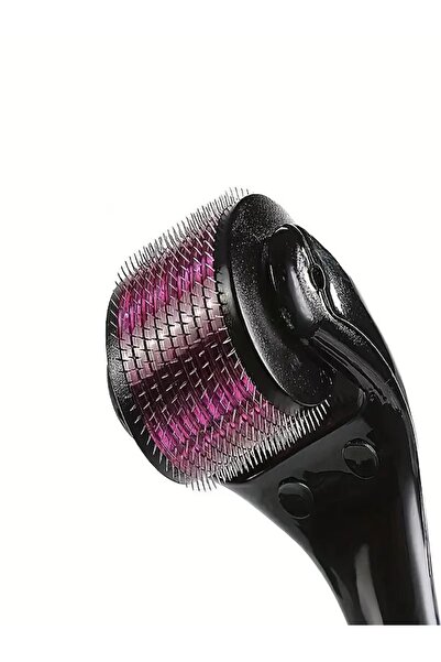 MOON COSMETIC طرف تيتانيوم 540 إبرة ديرمارولر لتدليك الشعر والوجه والجسم