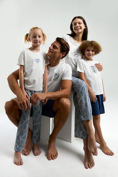 Arnetta Family Pajamas Suit Mother Father and Child Pajamas Priced Individually