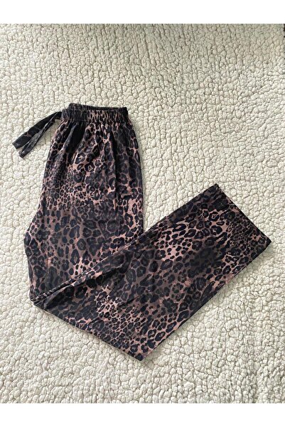 DÜVEN Leopard Women's Single Bottom Pajamas - Cotton Pajama Bottoms
