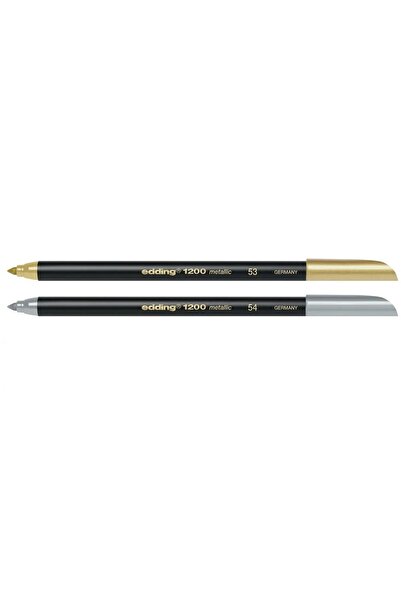 Edding 1200 Metalik Kalem Seti Gold & Silver