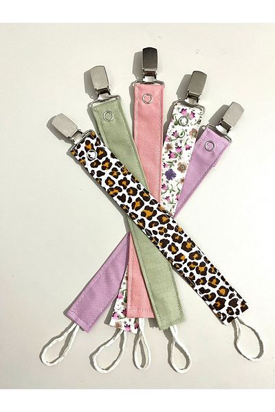 melsia Store - Set of 5 - Pacifier Strap - Pacifier Chain - Baby Gift