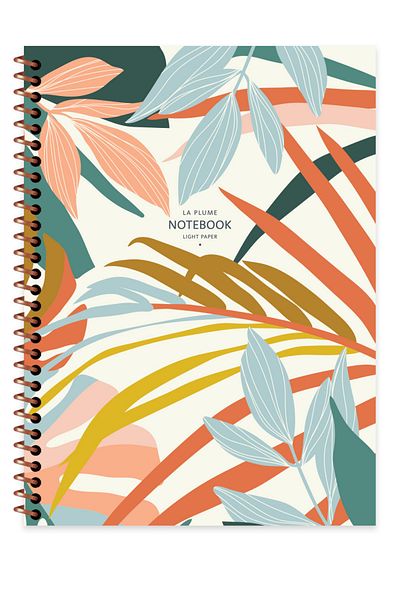 Andofis La Plume Undated Notepad 80 Sheets Spiral Cover 16,5*22,5