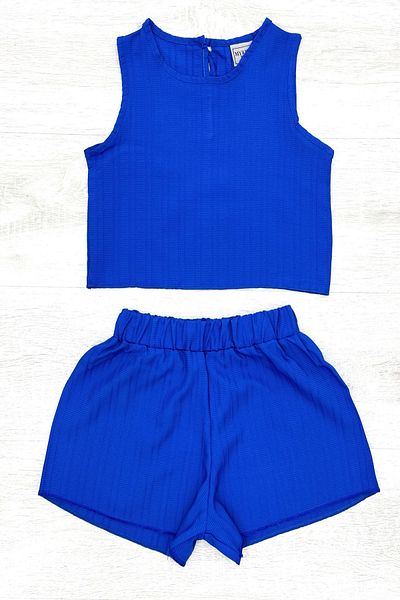 My Kids Wear Girl's Suit with Cool Shorts