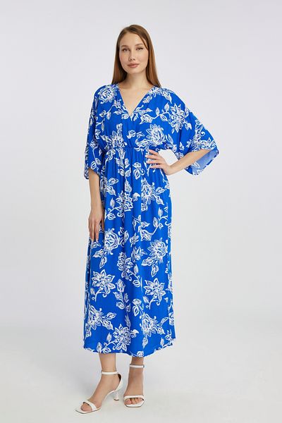 MAXI DRY Rochie de vară pentru femei din viscoză, cu imprimeu floral