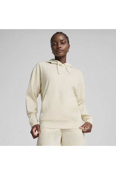 Puma Dámska mikina s kapucňou ESS ELEVATED Comfort Rib