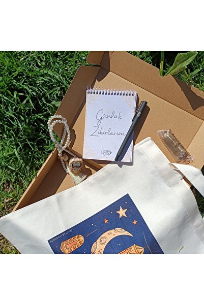 Utterly Good Manevi Koleksiyon Seti | Defter | Kalem | Zikirmatik | Tespih | Bez Çanta Hediyeli