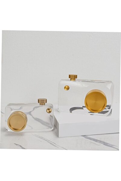 Crystal Glass Camera Decorative Object - Oversized