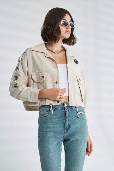 tokyay Taş metal detaylı ceket