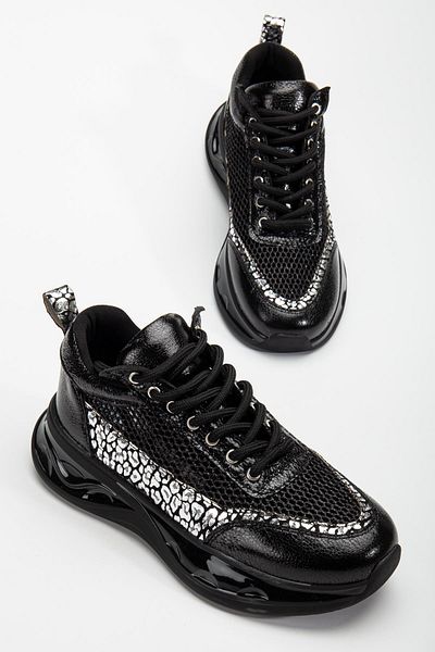 SUİNS SHOES Suins Rowen Model Pantofi sport din plasă cu model leopard pentru femei