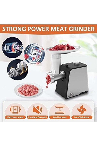 TOSCANA U set of stainless steel electric meat grinder, 1700 w, and an electric fruit Juicer 800 W and 600 ml.