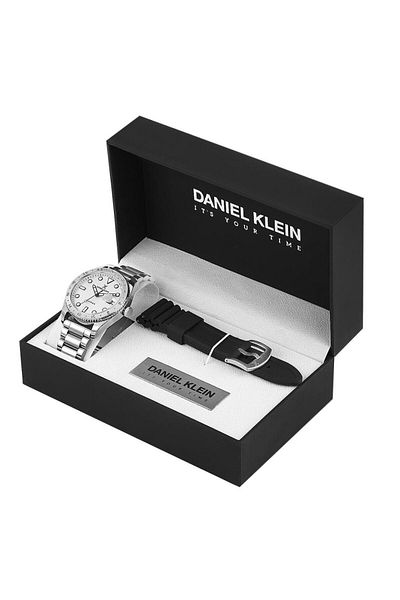 Daniel Klein Steel Cord 3 Atm Water Resistant Special Design Men Wrist Watch Vs.Blkt.0164