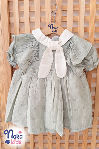Naka Concept Zümrüt Zarafet Kız Bebek Elbise